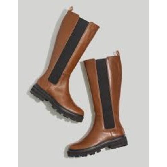 Madewell Shoes - Madewell The Poppy Tall Lugsole Boot in Brown